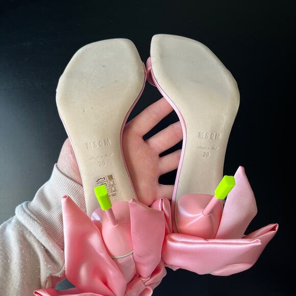 SALE! MSGM Iconic Heels in Pink - Picture 11 of 11